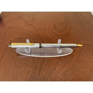 Vintage Waterman Exclusive Silver Plated Ballpoint Pen Click Retract No Box